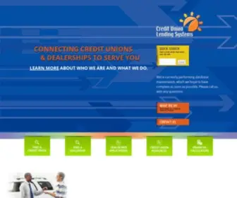 Culendingsystems.com(Connecting Credit Unions and People) Screenshot