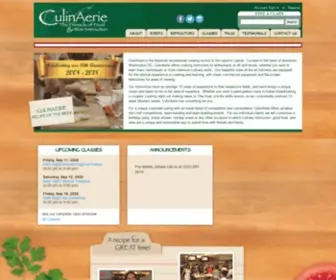 Culinaerie.com(Cooking Classes & Cooking School in DC) Screenshot