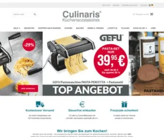 Culinaris.eu(Über 30.000 hochwertige Küchenartikel) Screenshot