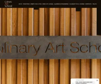 Culinaryartschool.edu.mx(Somos la primer escuela especializada en Artes Culinarias del Noroeste de M) Screenshot