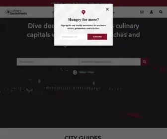 Culinarybackstreets.com(Global Food Tours and Food Guide) Screenshot