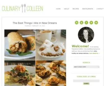 Culinarycolleen.com(Culinary Colleen) Screenshot