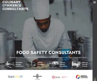 Culinarycommerce.net(Food Safety Consultants) Screenshot