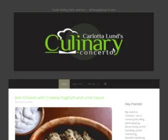 Culinaryconcerto.com(Culinary Concerto) Screenshot