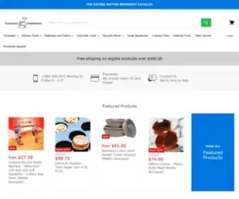 Culinarycookware.com(Matfer Bourgeat Cookware) Screenshot