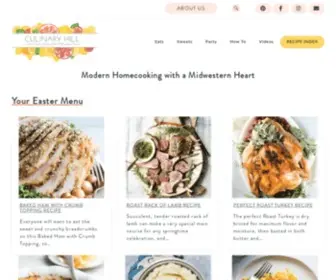 Culinaryhill.com(Modern Homecooking with a Midwestern Heart) Screenshot