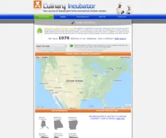 Culinaryincubator.com(Culinary Incubator) Screenshot