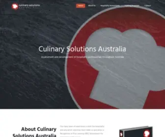 Culinarysolutions.com.au(Culinary Solutions Australia) Screenshot