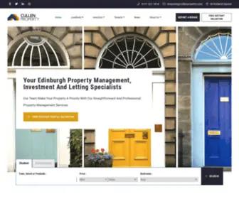 Cullenproperty.com(Edinburgh Property Management) Screenshot