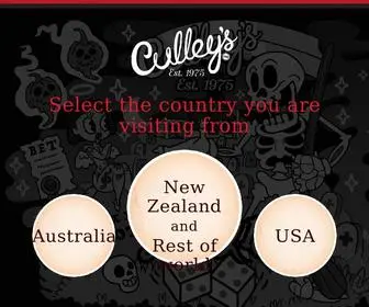 Culleys.co.nz(Culley's Award Winning Hot Sauces) Screenshot