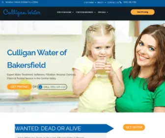 Culliganbk.com(Water Treatment in Tehachapi) Screenshot