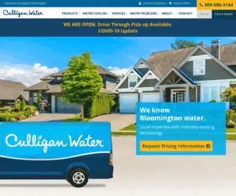 Culliganbloomington.com(Culligan Bloomington) Screenshot