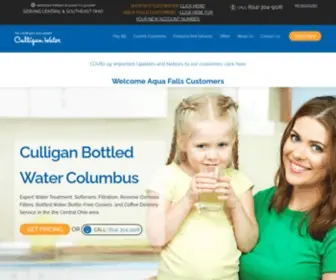 Culliganbottledwatercolumbus.com(Water and Beverage Delivery in Columbus) Screenshot
