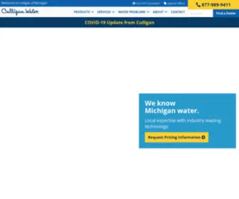 Culliganmichigan.com(Culligan of Michigan) Screenshot