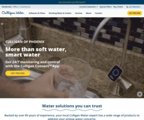 Culliganphoenix.com(Culligan of Phoenix) Screenshot