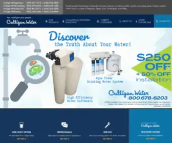 Culliganstoner.com(Culligan of Virginia) Screenshot