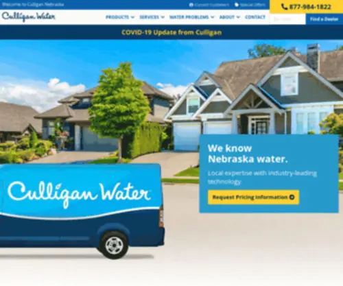 Culliganwaternebraska.com(Culligan Nebraska) Screenshot