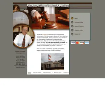 Cullinglaw.com(The Law Office of Michael A) Screenshot