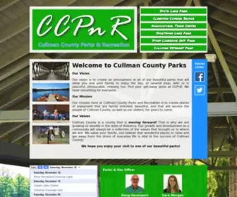 Cullmancountyparks.com(Cullman County Parks & Rec) Screenshot