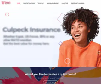 Culpeck.com(Culpeck Insurance) Screenshot