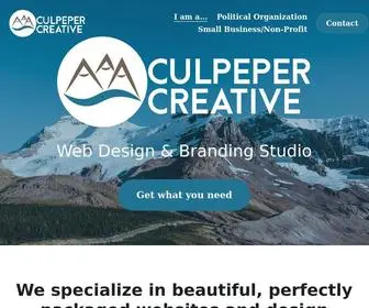 Culpepercreative.com(A professional project management) Screenshot