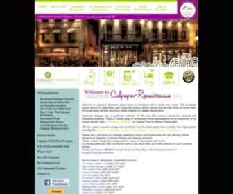 Culpeperdowntown.com(Culpeper Renaissance Historic Downtown Culpeper) Screenshot