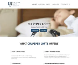 Culpeperlofts.com(Culpeper Lofts) Screenshot