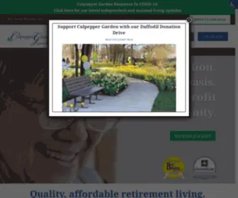 Culpeppergarden.org(Culpepper Garden) Screenshot
