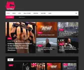 Cultaholic.com(WWE, AEW, NJPW and worldwide wrestling news, rumours, interviews, results, features and spoilers) Screenshot