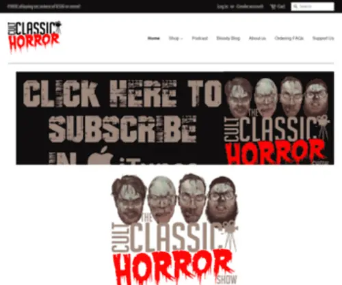 Cultclassichorror.com(Cult Classic Horror) Screenshot