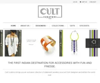 Cultcurators.com(Create an Ecommerce Website and Sell Online) Screenshot