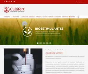 Cultifort.com(Productos nutricionales para la agricultura) Screenshot