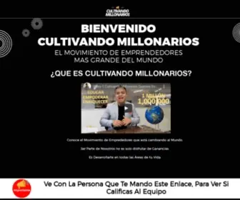 Cultivandomillonarios.com(Cultivando Millonarios) Screenshot