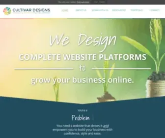 Cultivardesigns.com(Cultivar Designs) Screenshot