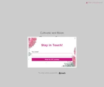 Cultivateandbloom.com(Cultivate & Bloom) Screenshot