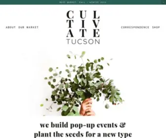 Cultivatetucson.com(We build pop) Screenshot