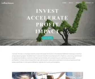 Cultivateventures.co(Cultivate Ventures) Screenshot