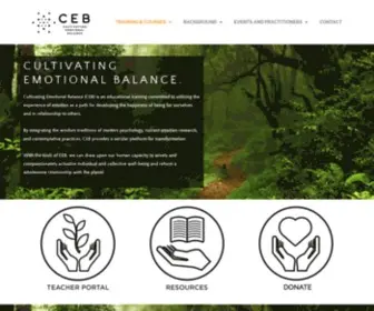 Cultivating-Emotional-Balance.org(Resource and Hub for the Cultivating Emotional Balance Research Project) Screenshot