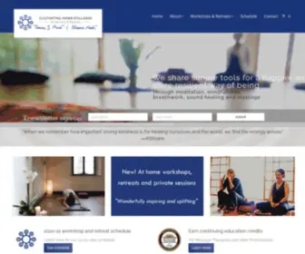 Cultivatinginnerstillness.com(Cultivating Inner Stillness Workshops & Retreats) Screenshot