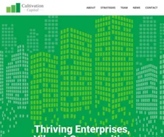 Cultivationcapital.com(A Venture Capital Firm) Screenshot
