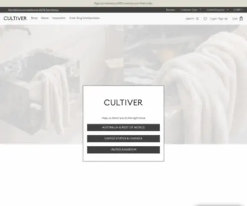 Cultivergoods.co.uk(Pure 100% European Flax bed linen and more) Screenshot