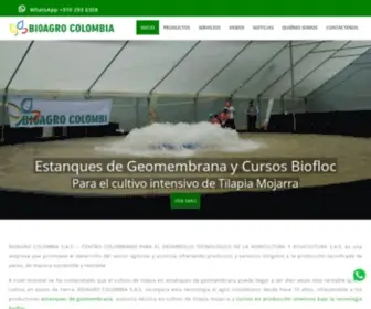 Cultivodetilapiamojarraroja.com(Fabricamos Tanques Geomembrana) Screenshot