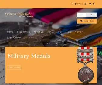 Cultmancollectables.com(Military Medals) Screenshot