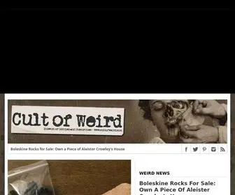 Cultofweird.com(Cult of Weird) Screenshot