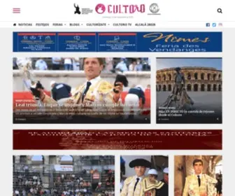 Cultoro.com(Actualidad y Cultura de Toreros y Toros) Screenshot