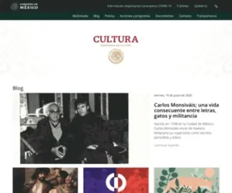 Cultura.gob.mx(Secretaría de Cultura) Screenshot