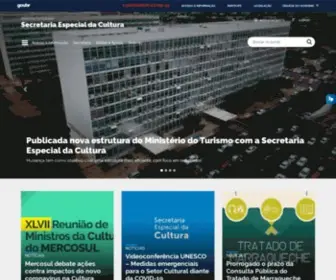 Cultura.gov.br(Ministério da Cultura) Screenshot