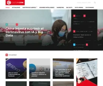 Culturacrm.com(Cultura CRM: La Revista de referencia sobre gestión de clientes) Screenshot