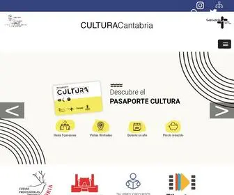 Culturadecantabria.com(Cultura de Cantabria) Screenshot