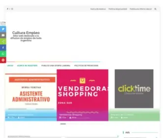 Culturaempleo.com(Acerca de nosotros) Screenshot